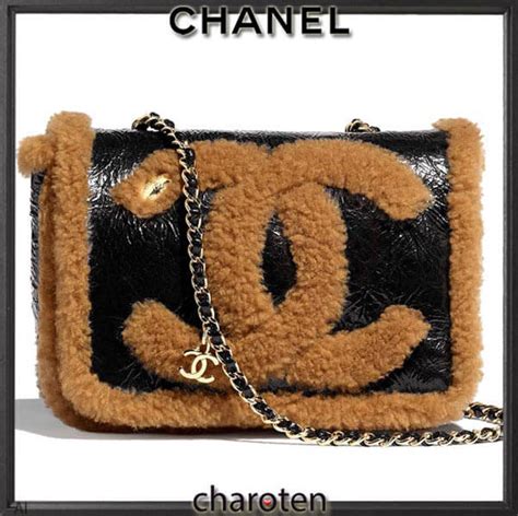 24B【CHANEL】大きなCCロゴが可愛い★フラップバッグ ブ .